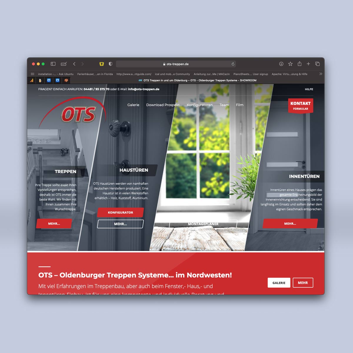 OTS Website by DAS WEISSE HAUS